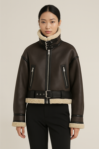 Blouson Aviateur Femme Fourré