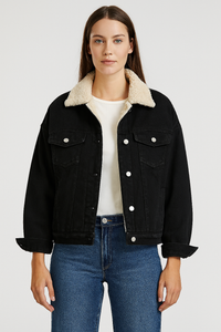 Blouson Aviateur Jean pour Femme
