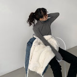 Blouson Aviateur Jean Femme