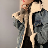 Blouson Aviateur Jean Femme
