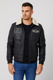 Bomber Helldiver - Veste Aviateur avec Col Fourrure