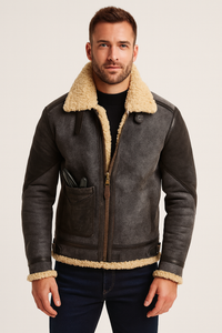Bomber Skymaster - Blouson Aviateur Hiver Col Sherpa