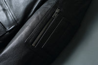 Bomber Corsair - Veste Aviateur en Cuir Col Mouton