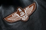 Bomber Corsair - Veste Aviateur en Cuir Col Mouton
