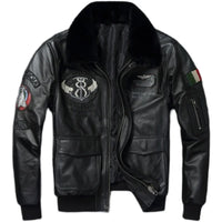 Bomber RescueTeam - Veste Aviateur Noir pour Homme