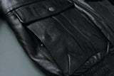 Bomber Corsair - Veste Aviateur en Cuir Col Mouton