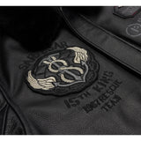 Bomber RescueTeam - Veste Aviateur Noir pour Homme