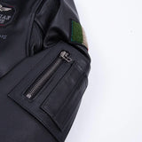 Bomber RescueTeam - Veste Aviateur Noir pour Homme