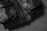Bomber RescueTeam - Veste Aviateur Noir pour Homme