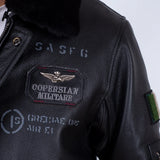 Bomber RescueTeam - Veste Aviateur Noir pour Homme