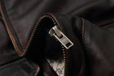 Bomber Corsair - Veste Aviateur en Cuir Col Mouton