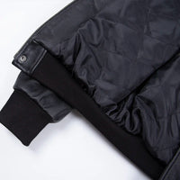 Bomber RescueTeam - Veste Aviateur Noir pour Homme