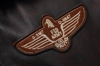 Bomber Corsair - Veste Aviateur en Cuir Col Mouton