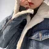 Blouson Aviateur Jean Femme