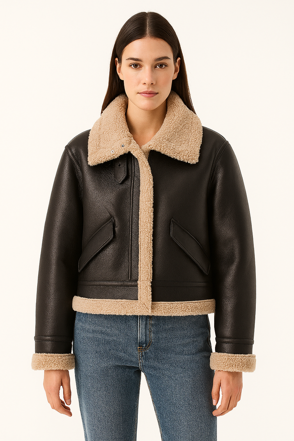 Veste Aviateur Femme Courte